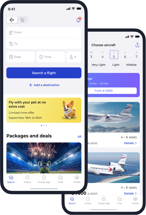 Mirai Flights App